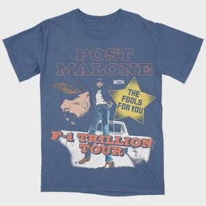 💛 Post Malone F-1 Trillion Tour Concert Tee 💛